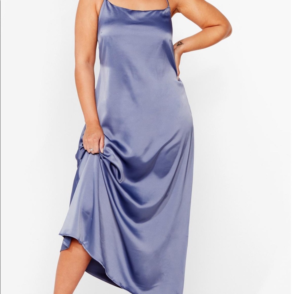 Maxi dress, cowl neck
